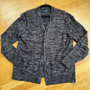 Lucky Brand Marled Cardigan Sweater Size L